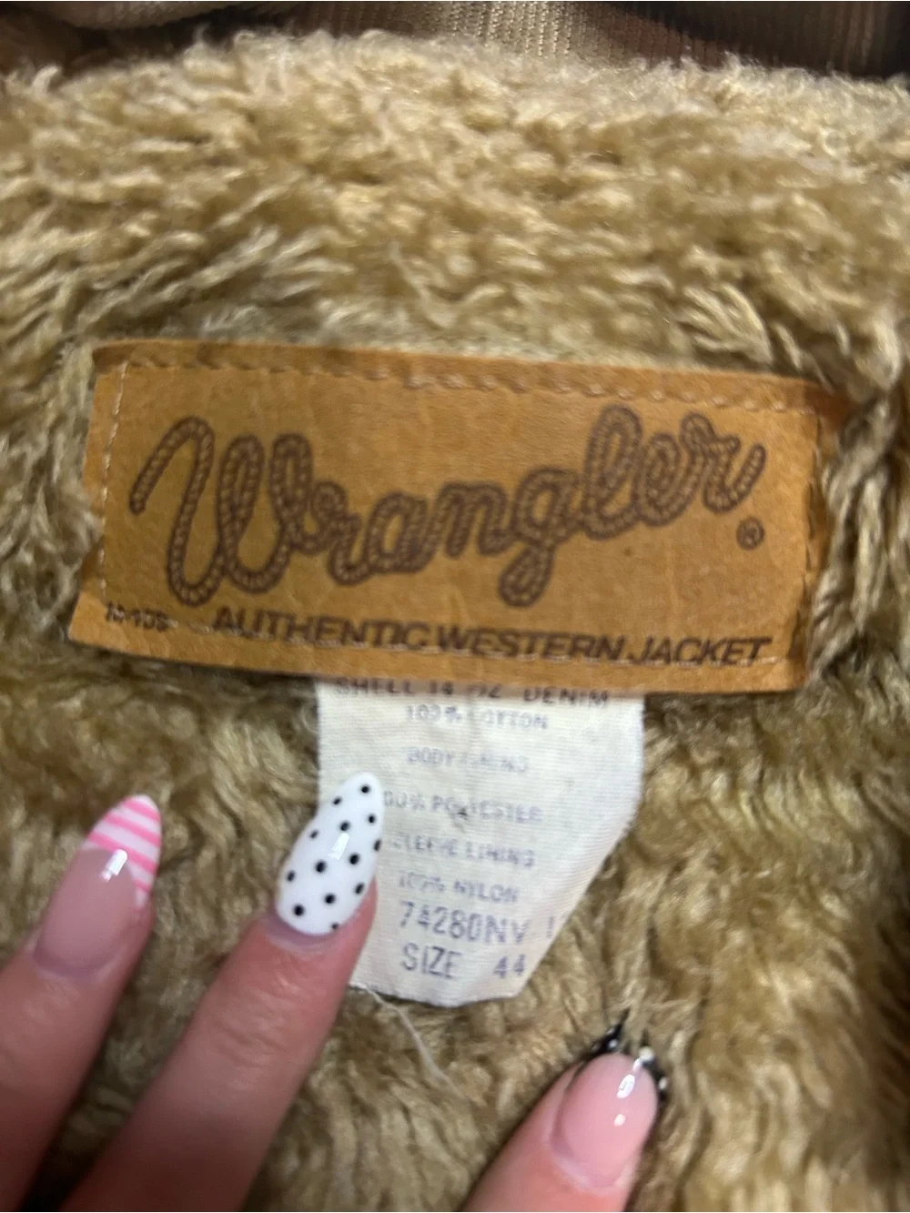 Vintage Wrangler Blanket-Lined jacket - Picture 3 of 7